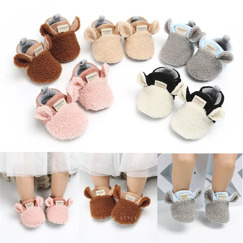 PUDCOCO Baby Slippers Infant Kids Girl Bowknot Shoes Soft Sole Crib Prewalker Newborn Shoes