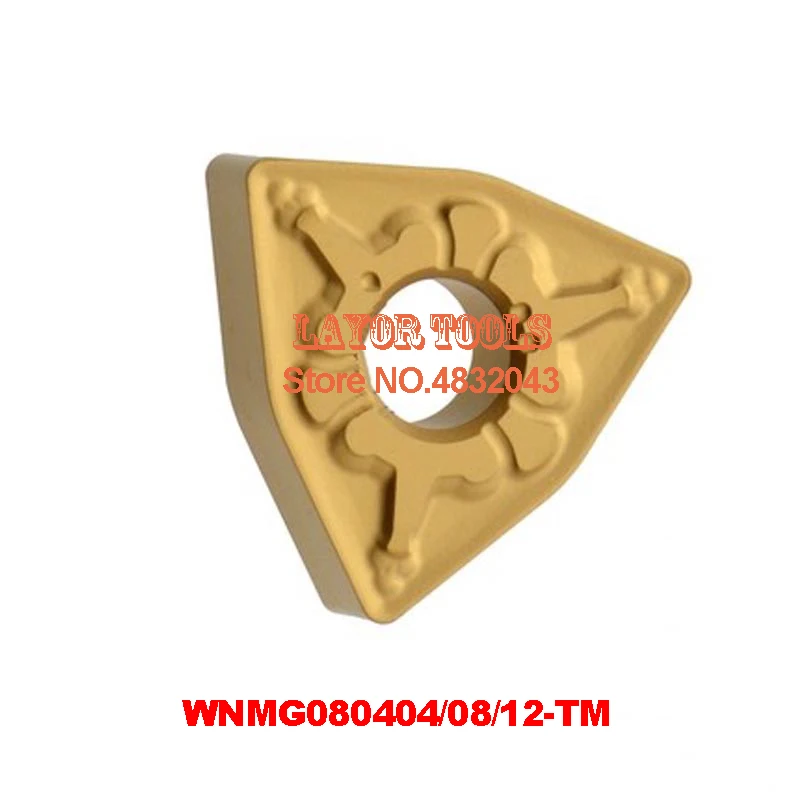 10PCS WNMG080404-TM / WNMG080408 TM/ WNMG080412 TM carbide CNC inserts,CNC lathe tool,apply to steel processing,insert MWLNR