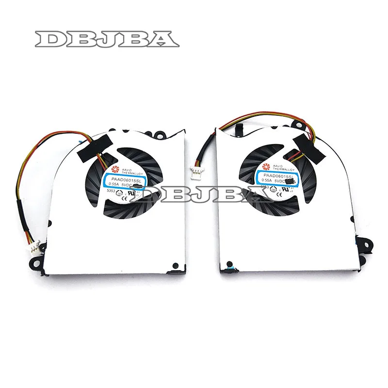 

Laptop Fan For MSI GS60 2PC 2PL GS60 2QC GS60 2QD 2QE GS60 6QE 6QC CPU + GPU cooling Fan for PAAD06015SL N293 N294 fan