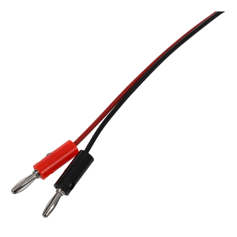 2 Stuks Rood Zwart Banaanstekkers Alligator Clips Probe Test Kabel 1M Stekkers Adapters Ondersteuning Dropshipping