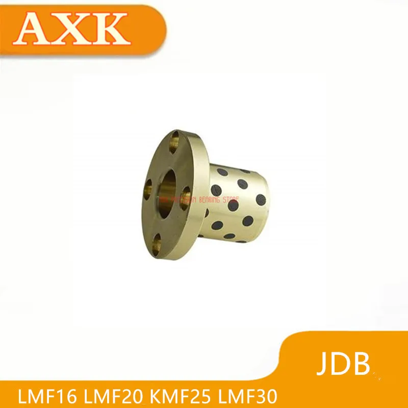 

2023 AXK Linear Rail 1pcs Jdb Solid Embedded Graphite Self-lubricating Oil Bearing Copper Sheath Mfms Lmf16 Lmf20 Kmf25 Lmf30