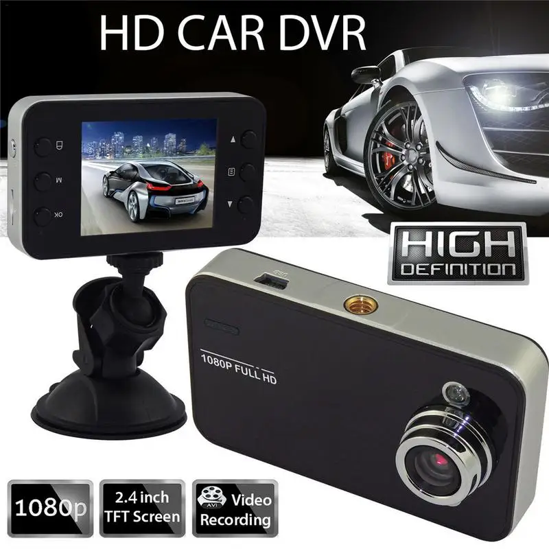 1.5 Inch Camcorder Mini Night Vision Dash Cam 1080P Driving Recorder Camera Car DVR Built-in Microphone Speaker Motion Detect