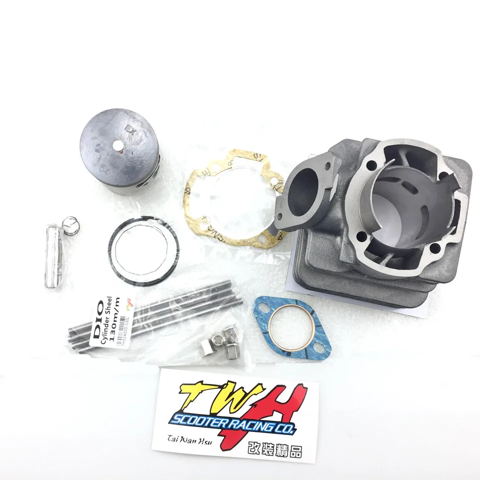 台湾TWH製DIO用ボアアップキット54mm シリンダーヘッド無し TWH改造ビッグボアシリンダーキット シリンダーヘッドキャップ