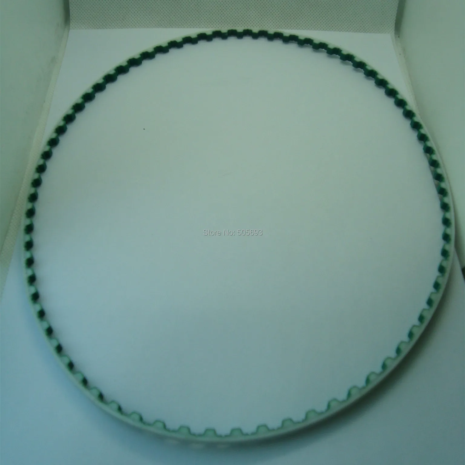 PU 740 T10 round belt PU with steel core timing belt with green cloth on tooth side belt width 4.5mm and 9.5mm sell  on one pack