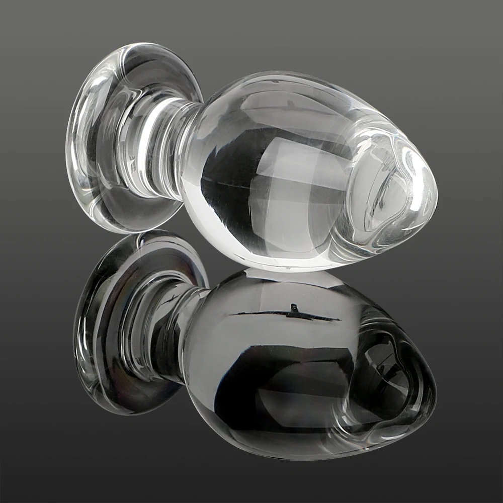 OLO Transparent Anal Plug Butt Plug Erotische Butt Stimulation Glas Sex Spielzeug für Frauen Männer Masturbation Prostata Massager