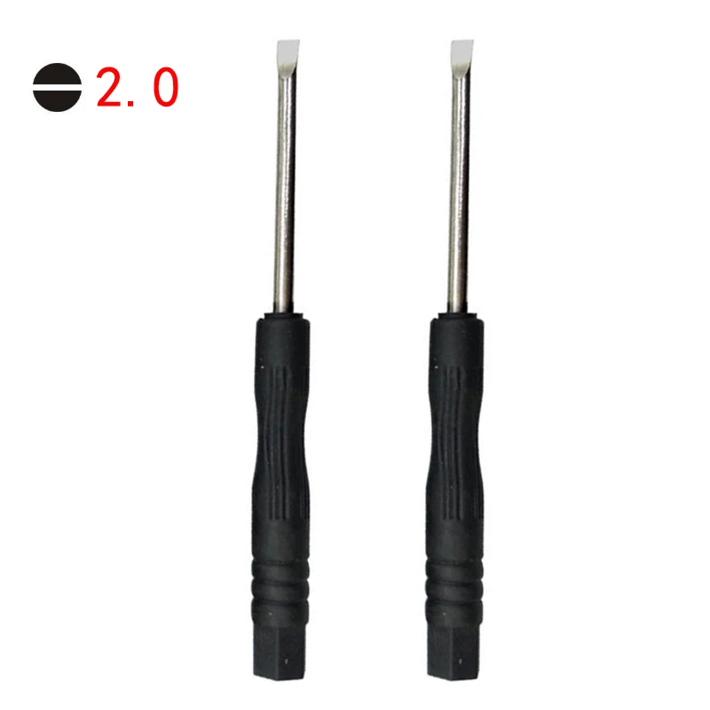 Destornillador plano Micro Cross Phillips para teléfono móvil, herramienta de Reparación de PC, Mini 1,5, 2,0, 3,0, 50 unidades por lote