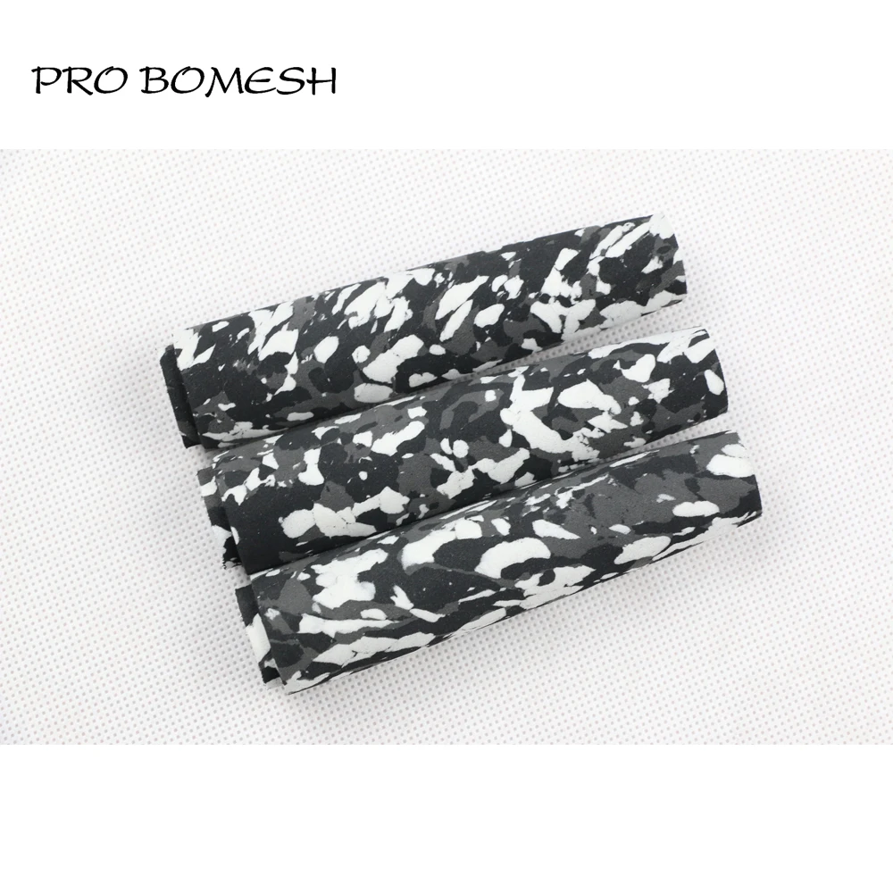 

Pro Bomesh 4Pcs/Pack 12cm 11.7g Inner Diam 12mm EVA Rear Grip Split Grip Camouflage DIY Fishing Rod Building Component Repair