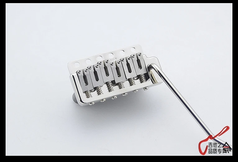 Genuine Wilkinson WVPC-SB Electric Guitar Tremolo System Bridge . Steel Saddle . Steel Block  ( Nickel ) Made In Korea