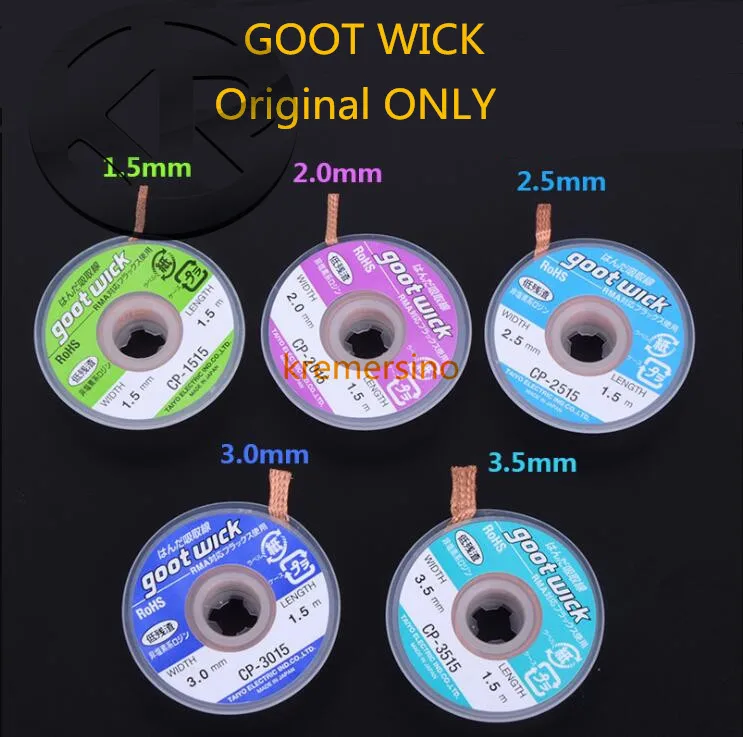 Original Japan GOOT WICK Tin Desoldering Wick  Tin Suction Tool