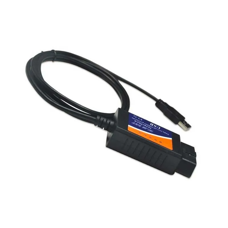 2024 Newest Elm327 USB Obd2 Diagnostic Scanner Elm 327 V 1.5 USB cables Scanner Support All OBDII Protocols elm-327 Scan Tool