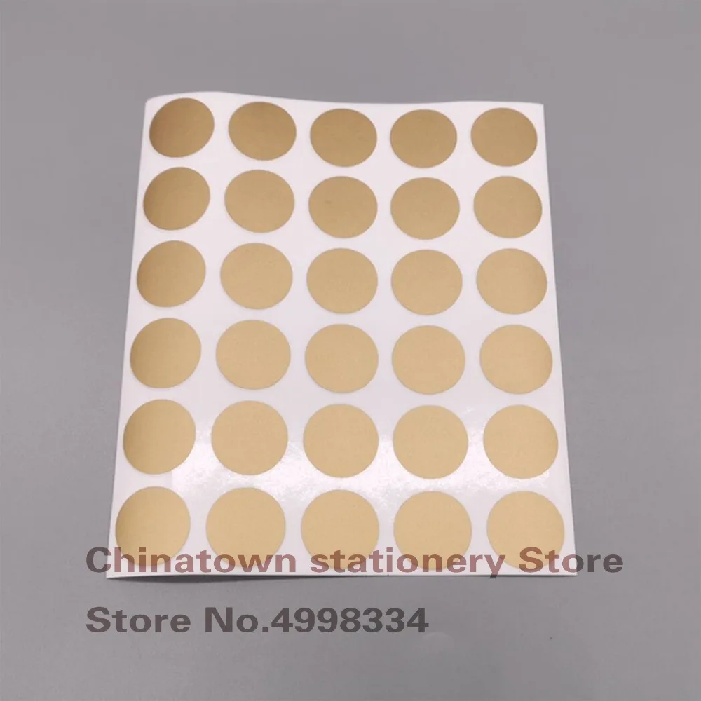 150pcs 1Inch Round Gold Scratch Off Stickers Labels Tickets Promotional Games