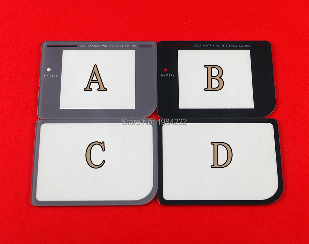 2 buah/lot lensa kaca layar lensa pelindung sempit untuk Nintendo GameBoy GB nol DMG-01 untuk lensa kaca modifikasi Raspberry Pi