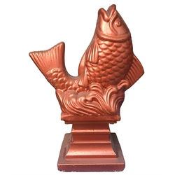 Small Plastic Concrete Fish Statue Mold, House and Garden Decoration