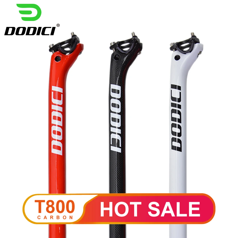 

2021new Mountain bike Carbon seatpost Full Carbon Fiber Bicycle Offset Seatpost Road/MTB Bicycle Bike Parts 27.2/30.8/31.6*400mm
