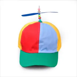 2019 Adult Helicopter Propeller Baseball Caps Colorful Patchwork Cap Hat Bamboo Dragonfly Children Boys Girls Snapback Dad Hat