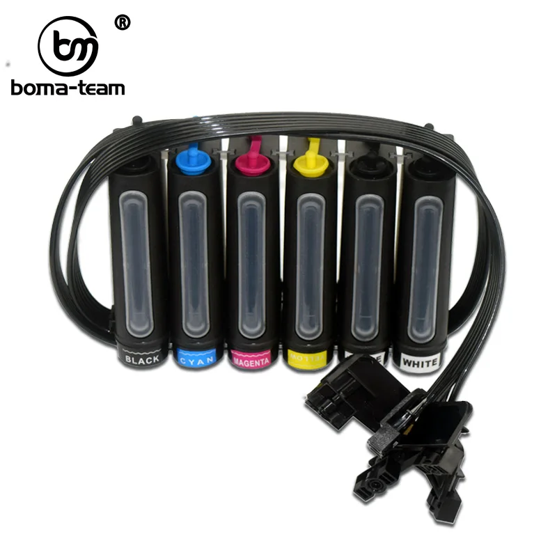 Sistema de tinta LED UV para impresora Epson L800, R330, R270, T50, 1390, 1400, 1450, 1500w, R1390, 6 colores