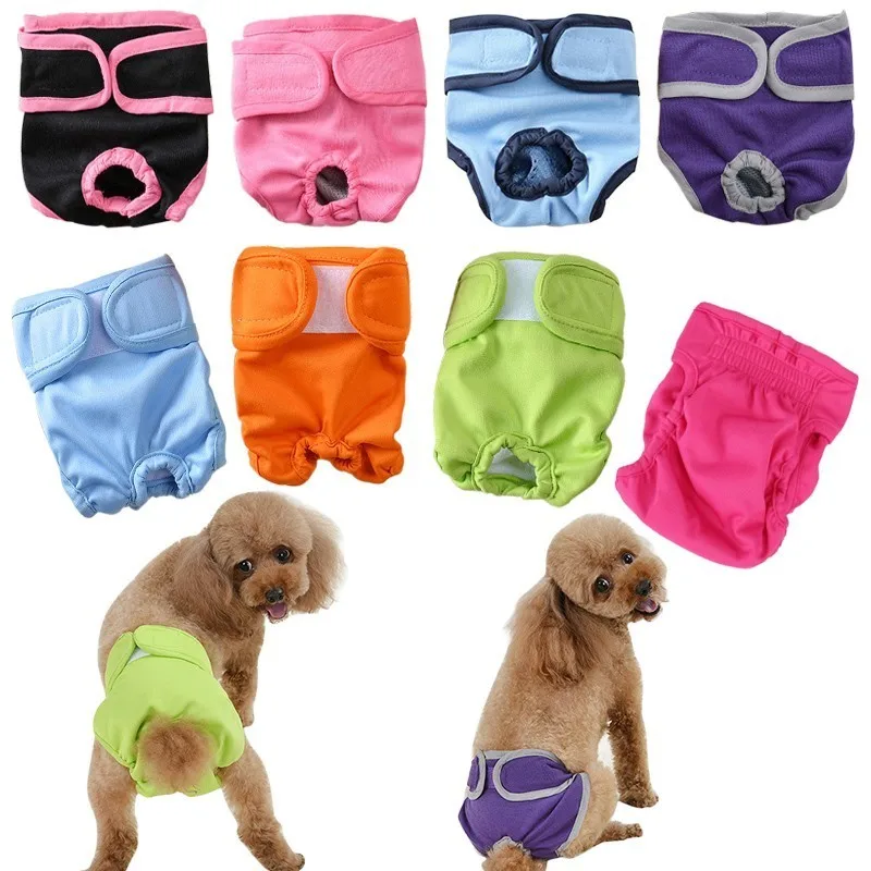 Dog Physiological Pants XS-XXL Diaper Sanitary Washable Female Dog Shorts Panties Menstruation Underwear Briefs Jumpsuit For Dog