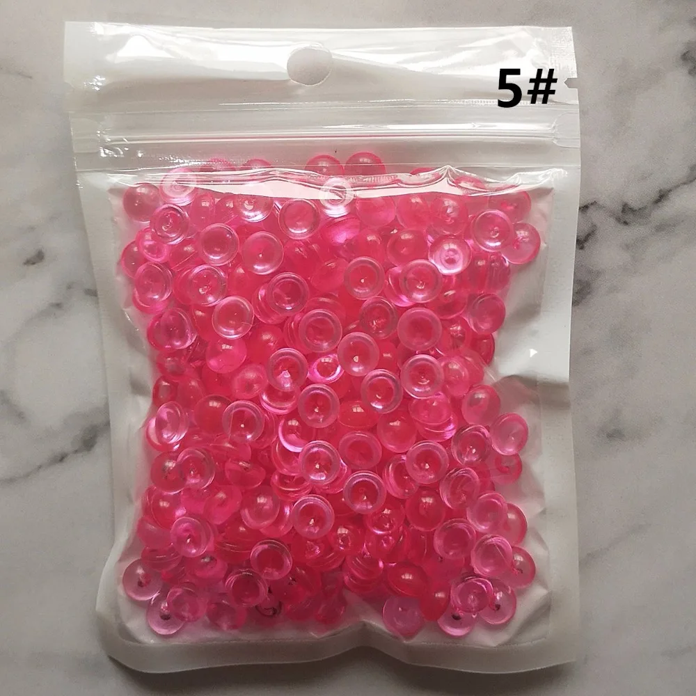 40g Approx 300pcs Flat Beads Slime Accessories Balls fishbowl Bead for slime filler Fish Tank Decor Children kids DIY supplies