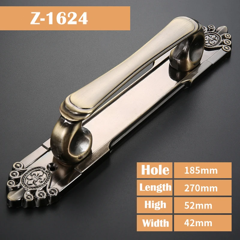 Vintage Door Handles European Style Zinc Alloy Furniture Handles and Knobs for Kitchen Cabinet Drawers Pulls