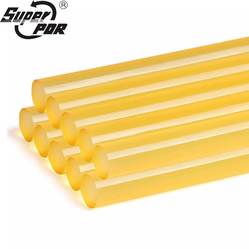 PDR 10 PCS Tools Yellow Hot Melt Glue Sticks For Hot Melt Glue Gun Paintless Dent Repair Tools Hot Adhesive Glue Rods
