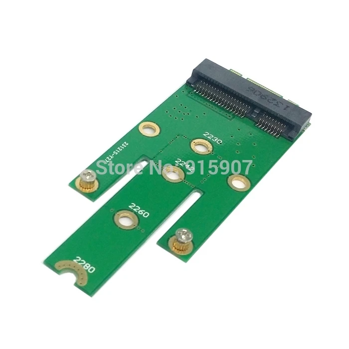 Cablecc Mini NGFF M.2 B Key SATA-Dựa SSD Sang PCI-e MSATA Adapter Thẻ 2230 2242 2260/80MM