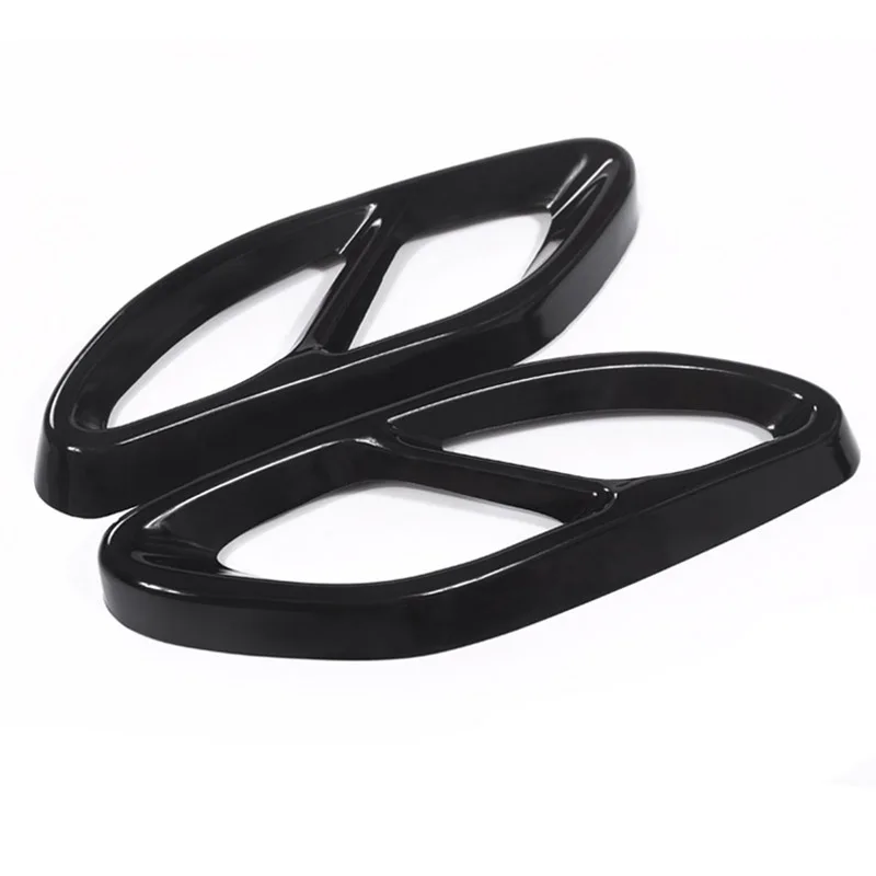 Высшее качество для Mercedes Benz GLC A B C EClass W205 Coupe W213 W176 W246 2016-17 автомобильные аксессуары AMG выхлопная накладка отделка 304 Stee