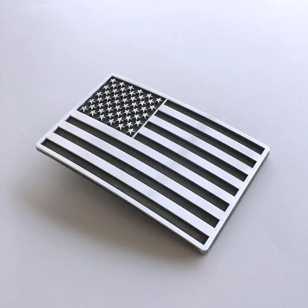 New Vintage American USA Flag Rectangle Belt Buckle Gurtelschnalle Boucle de ceinture BUCKLE-FG028AS Free Shipping