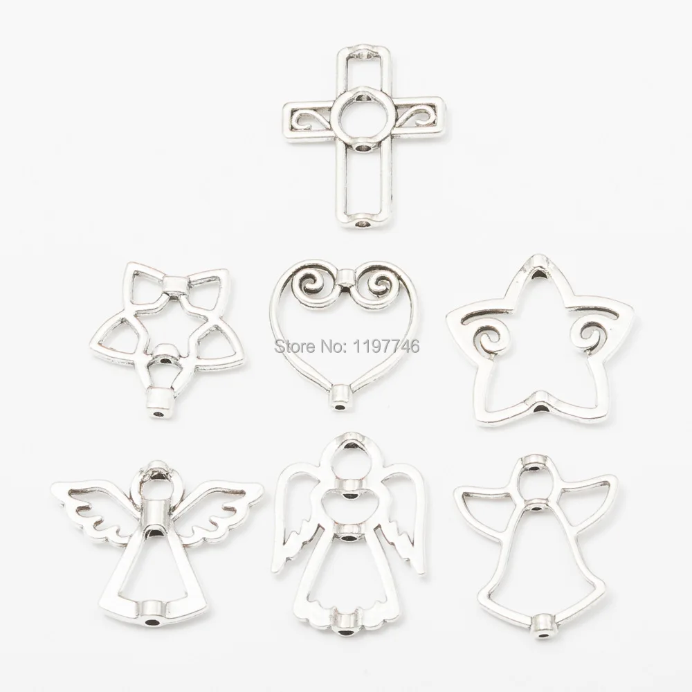 

Lovely Geometric Shapes Heart Pendants Fit DIY Jewelry Necklace Chocker Making For Women Gift Home Decoration 2019 Fashion