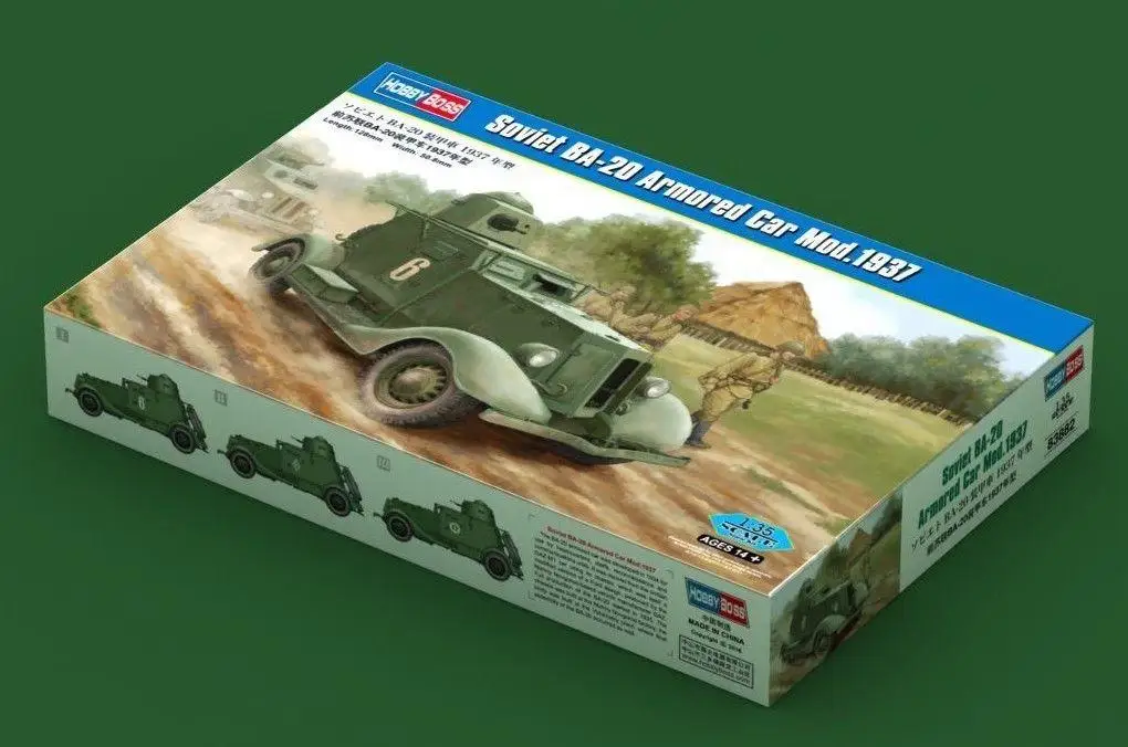 

Hobbyboss 1/35 83882 Scale Soviet BA-20 Armored Car Mod.1937