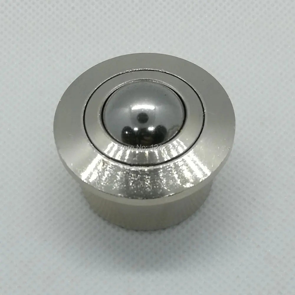 SP-19 100kgs load bearing ball machined steel nickel plated drop in ball transfer unit pop up floor conveyor ball roller caster