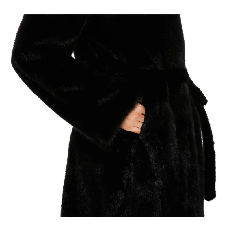 SARSALLYA 2020 New Mink Coats Women Natural Fur Coats Woman\'s Winter Jackets Real Fur Jacket