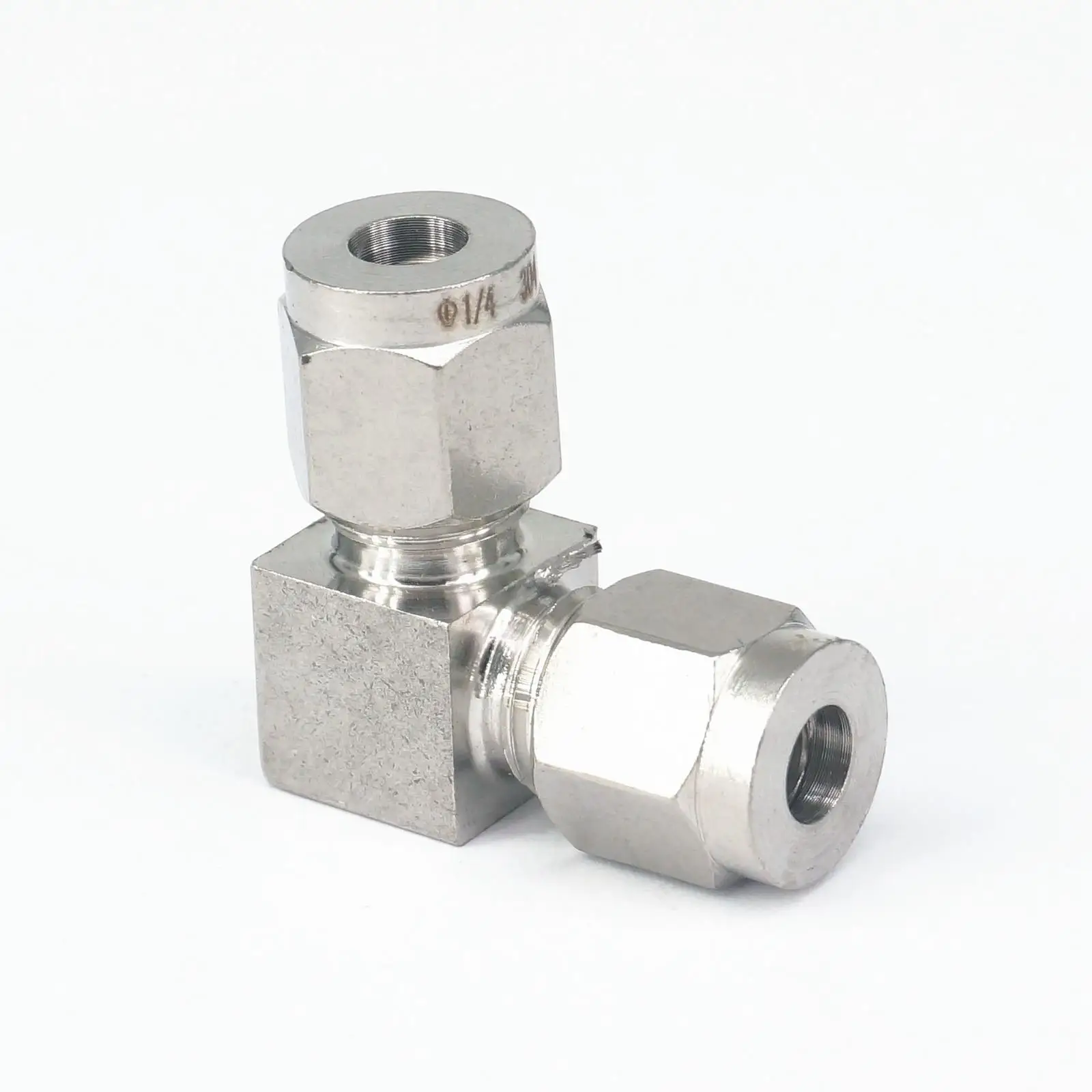 

Fit Tube O/D 1/4" Equal Elbow 304 Stainless Ferrule Pneumatic Air Compression Fitting