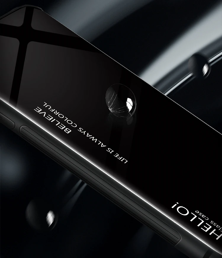 Honor View 20 V20 PCT L29 Case Gradient Tempered Glass Back Cover Hard Case for Honor View20 PCT-L29 Shockproof Cover Fundas