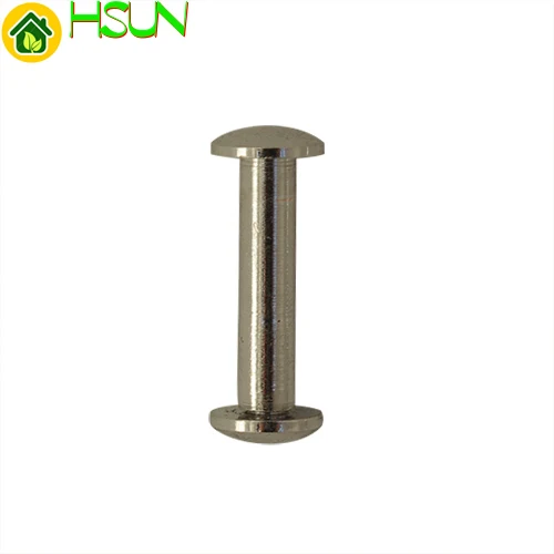 NEW 18mm Length 10pcs/lot Solid Copper Chicago Screw Nail Rivets Stud Rivet Strap Fastener Assembling Bolt