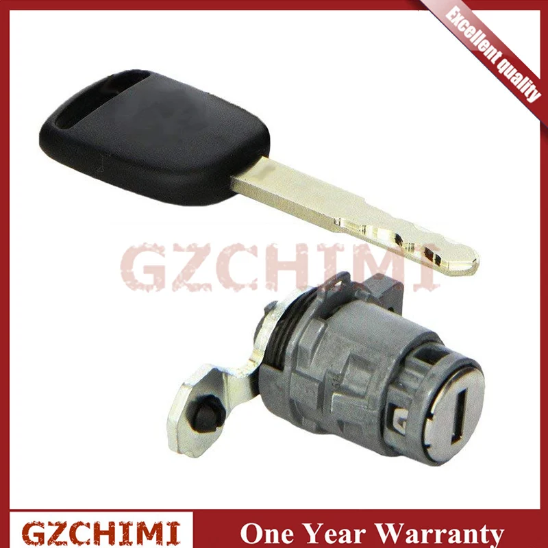 72185-S9A-013 Front Left Front Right Driver side door lock cylinder with Key Replace  For Honda CR-V CRV 02-06/Element 03-11