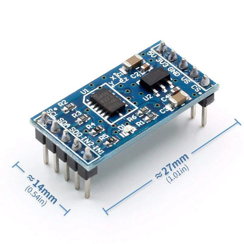 ADXL345 capteur de gravité numérique à 3 axes, Module d'accélération, capteur d'inclinaison pour Arduino