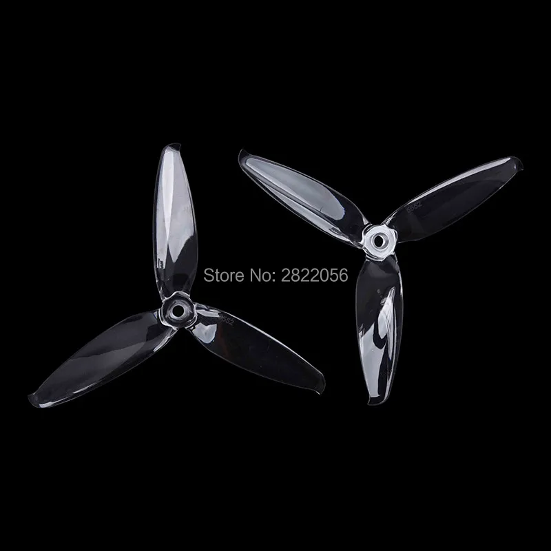 2 Pair 5 colors Gemfan 5552 5.5x5.2 FPV PC 3 propeller Prop Blade CW CCW shaft through the machine more special motor 2407