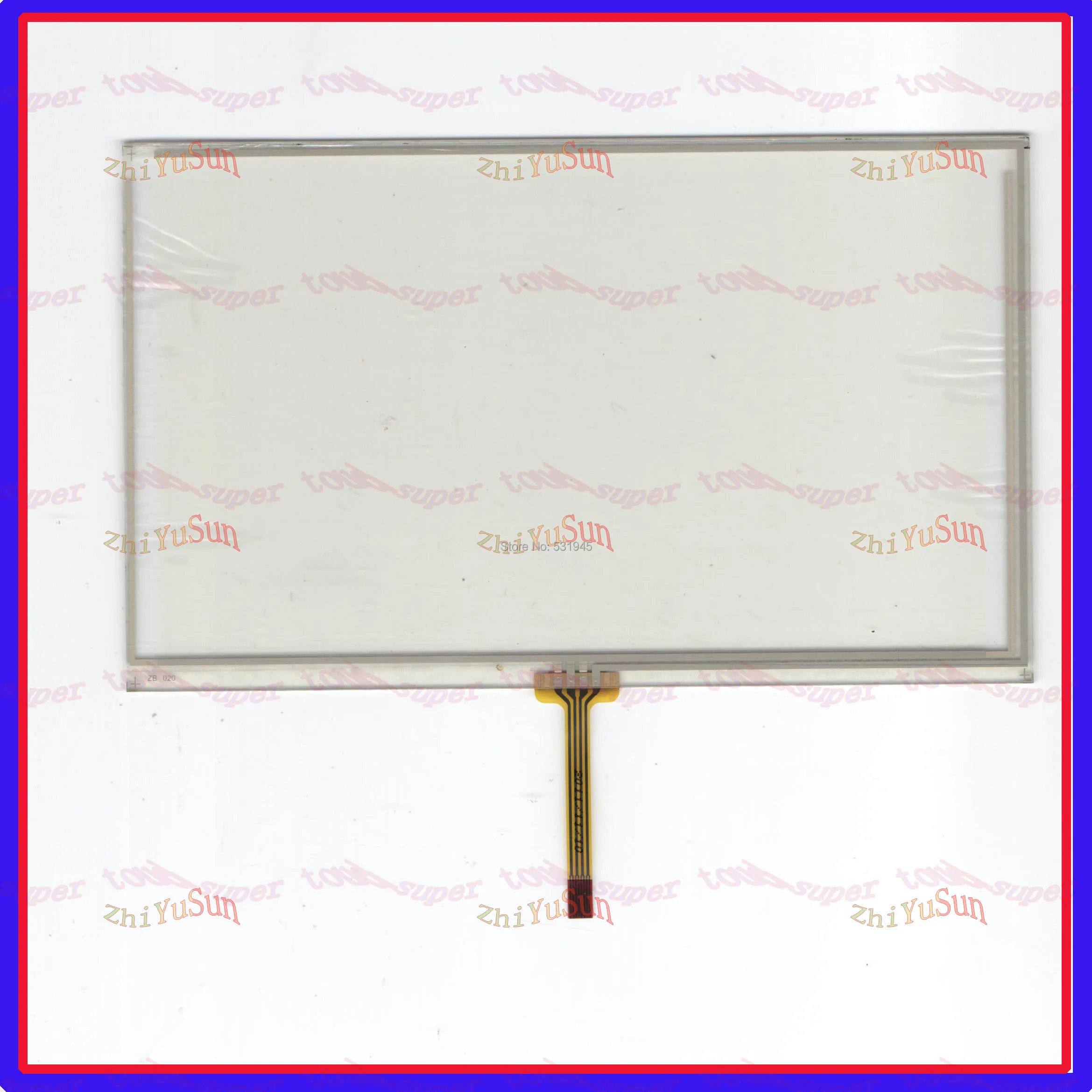 ZhiYuSun for PIONEER AVIN 7129 7inch  Touch Screen  panel4 wire resistive touchpad four change eight line  compatible