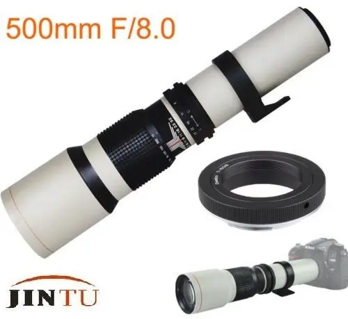 

JINTU 500mm f/8.0 MF Supper Telephoto T Mount Lens for Panasonic Micro M4/3 Mount GH3 GH4 GH5 GX85 OM-D E-PL7 E-PL5 E-PL8 Camera