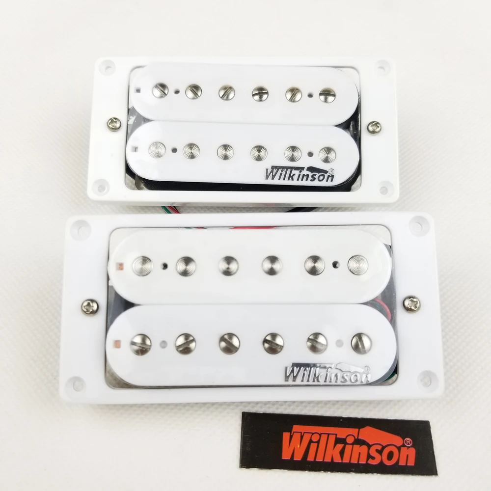 

NEW Wilkinson White Humbucker Pickup Set WHH(N+B) WVSM Guitar Pickup