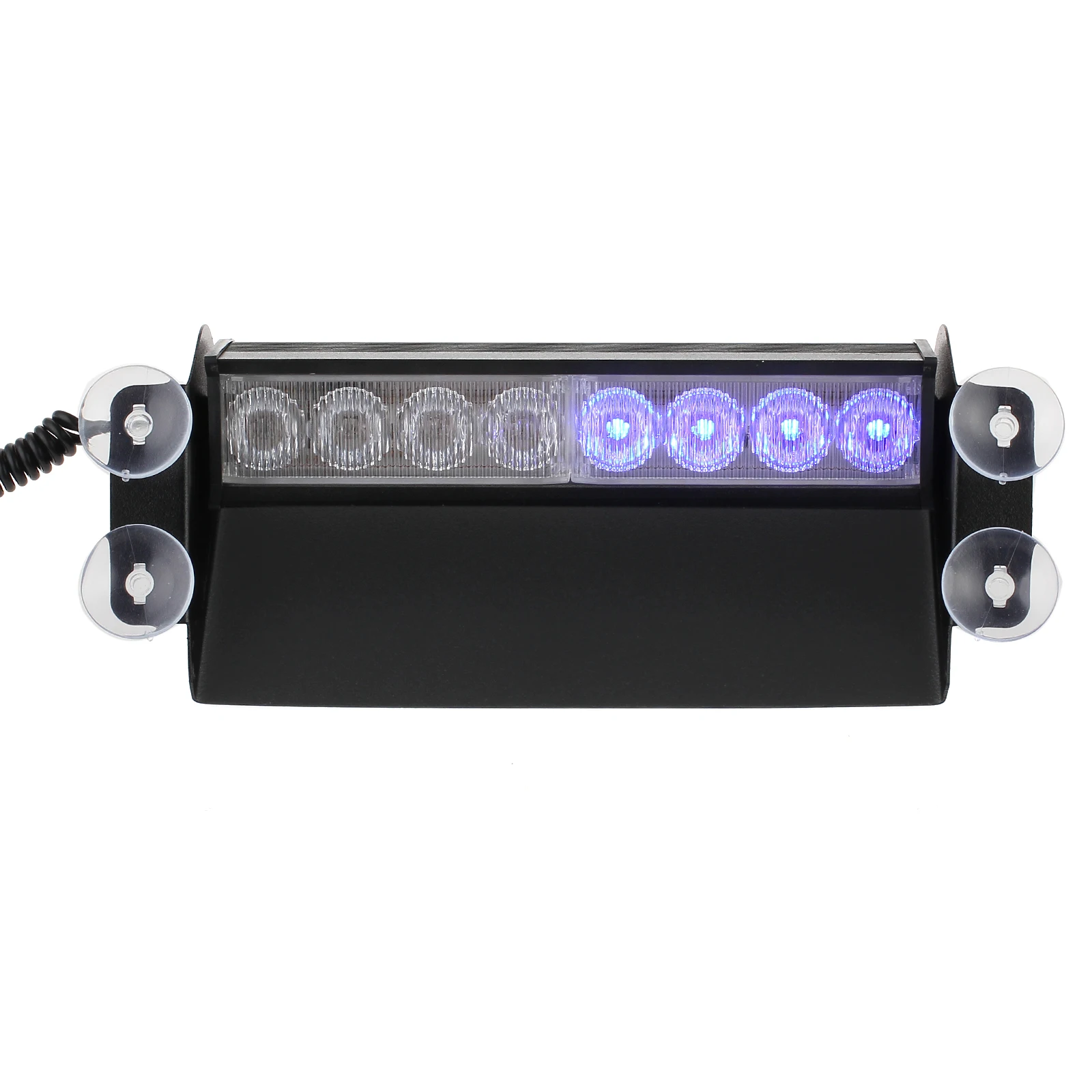 Colorlam 12V 8LED Multi Flashing Modes Emergency Flasher Strobe Warning Light Day Running Light for Car Truck Ambulance