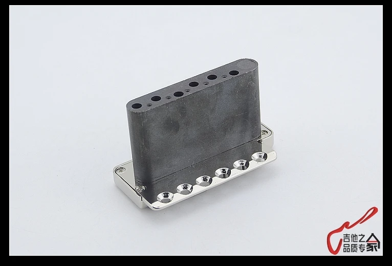 Genuine Wilkinson WVPC-SB Electric Guitar Tremolo System Bridge . Steel Saddle . Steel Block  ( Nickel ) Made In Korea