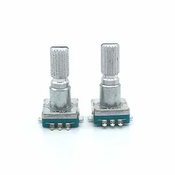 5pcs Encoder Switch EC11 Without Push Button Turn Left or Right Self Reset Rotary Switch 5pin SMD Handle Length 20mm Plum Shaft