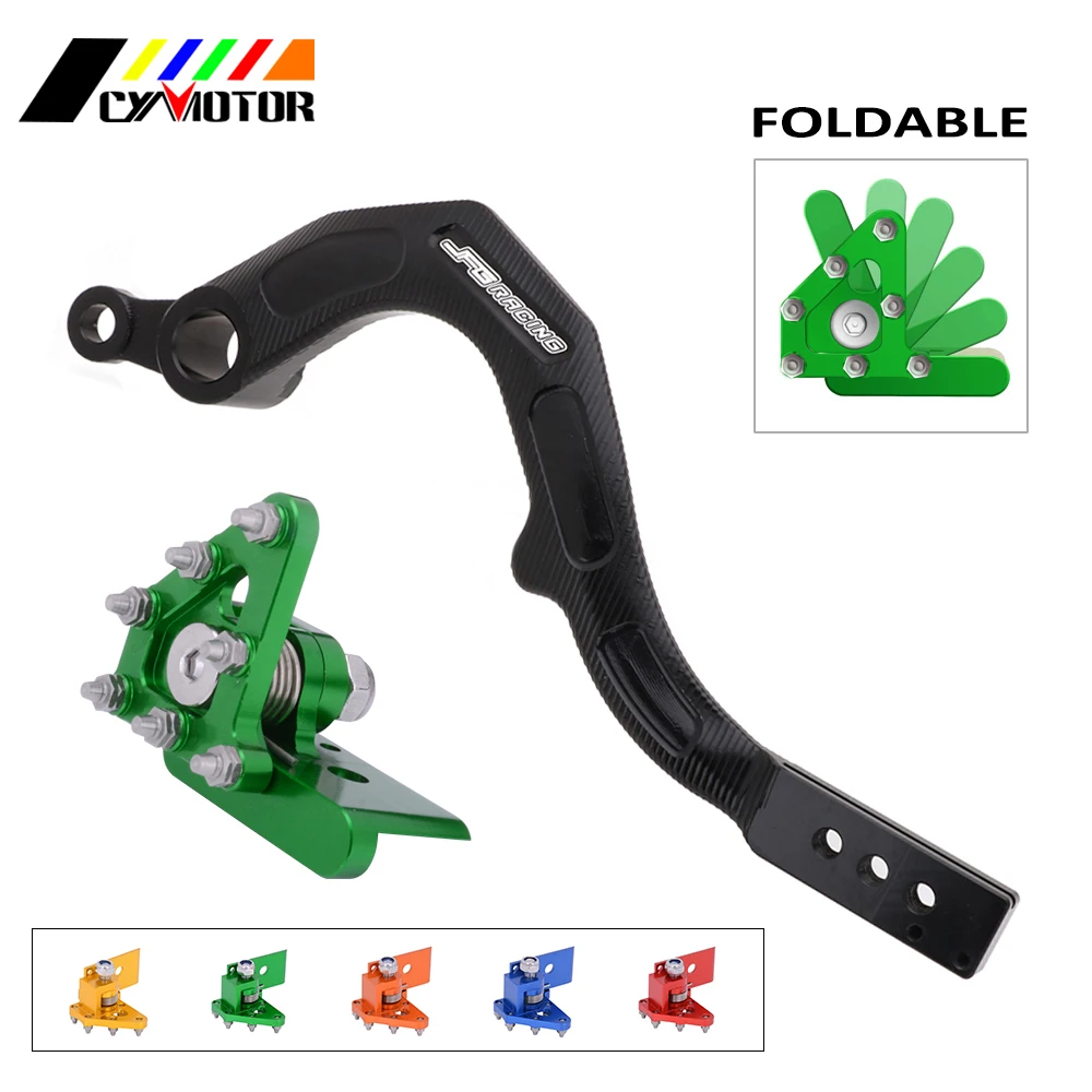 CNC Motorcycle Brake Pedal lever For Kawasaki KX450F KX 450F 2006-2018 KX450 KX 450 2019-2020 KLX450R KLX 450R 2008-2019