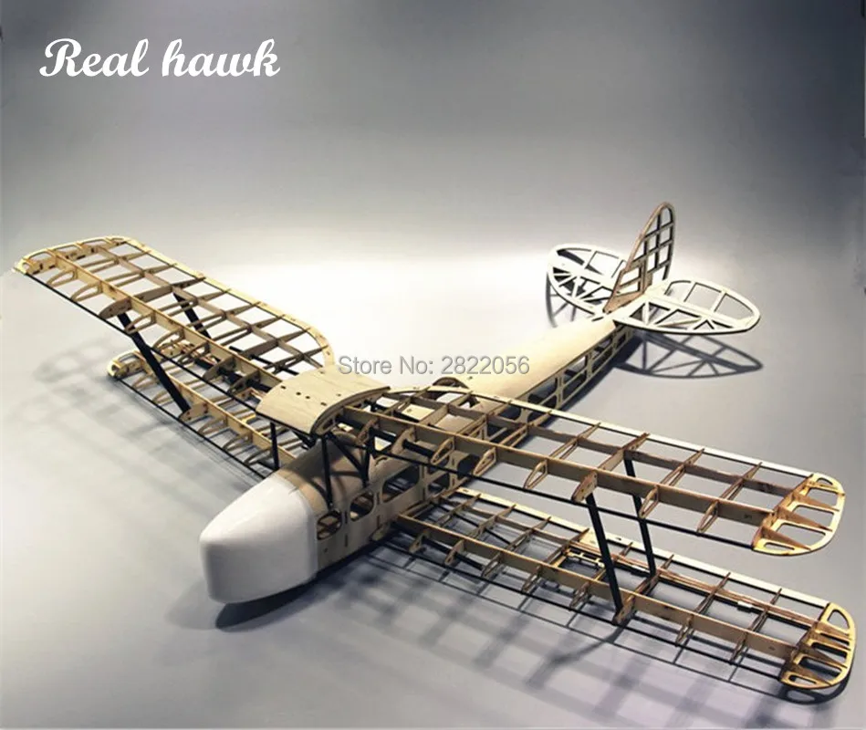 

RC Plane Laser Cut Balsa Wood Airplane Kit TigerMoth DH-82 Frame Wingspan 1000mm Model Building Kit