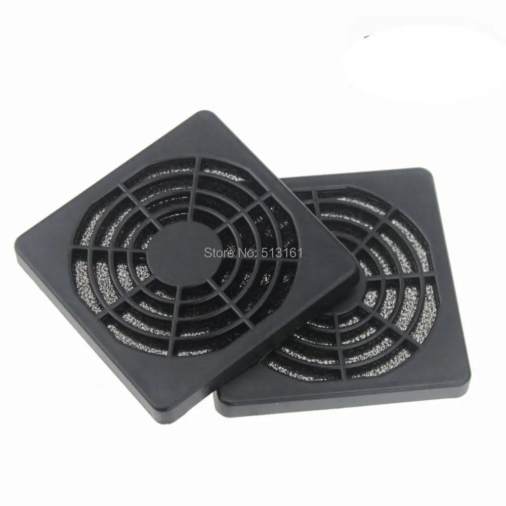 

100 pieces/lots Gdstime 6CM 60MM Black Frame Mesh Dust Filter PC Cooler Fan Filter Dustproof Computer Case Cover