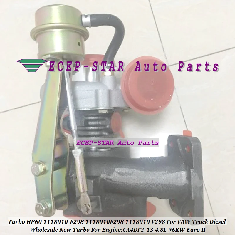 Турбокомпрессор tiao Turbo HP60 1118010-F298 1118010F298 1118010 F298 для грузовиков FAW, дизельных двигателей, 4,8 л, 96 кВт, Euro II