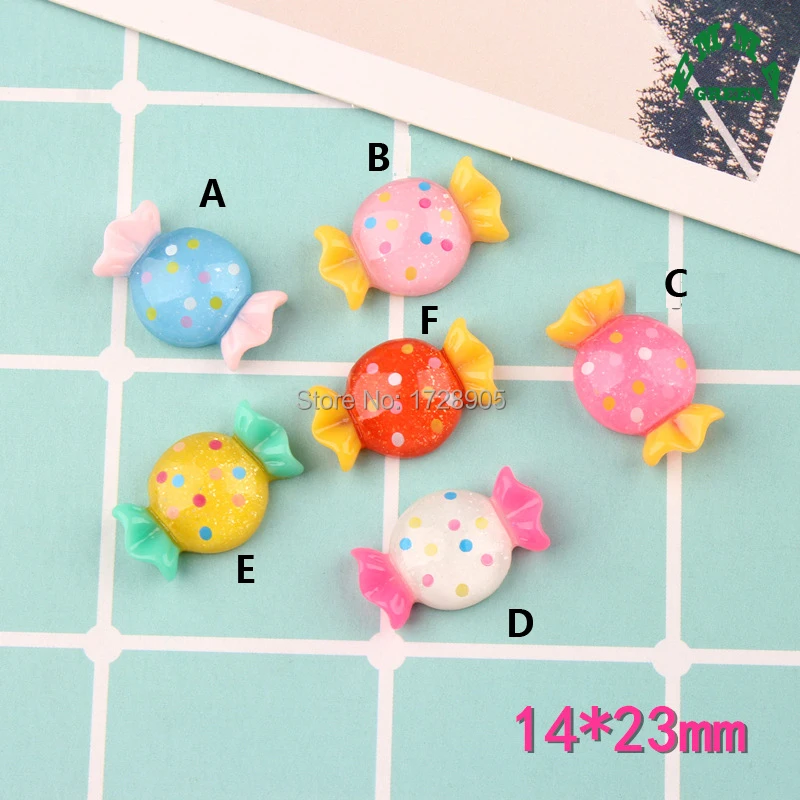 

Resin Charms for Jewelry making Sweet Candy Charms 10pcs Resin Cabochon Flatback for DIY Scrapbooking Food Charms for Slime