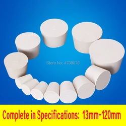 Solid rubber stopper for tube Bottle rubber cover Perforated stopper bung Closing plug Sealed lid cap Wine bottle corks 13-46mm