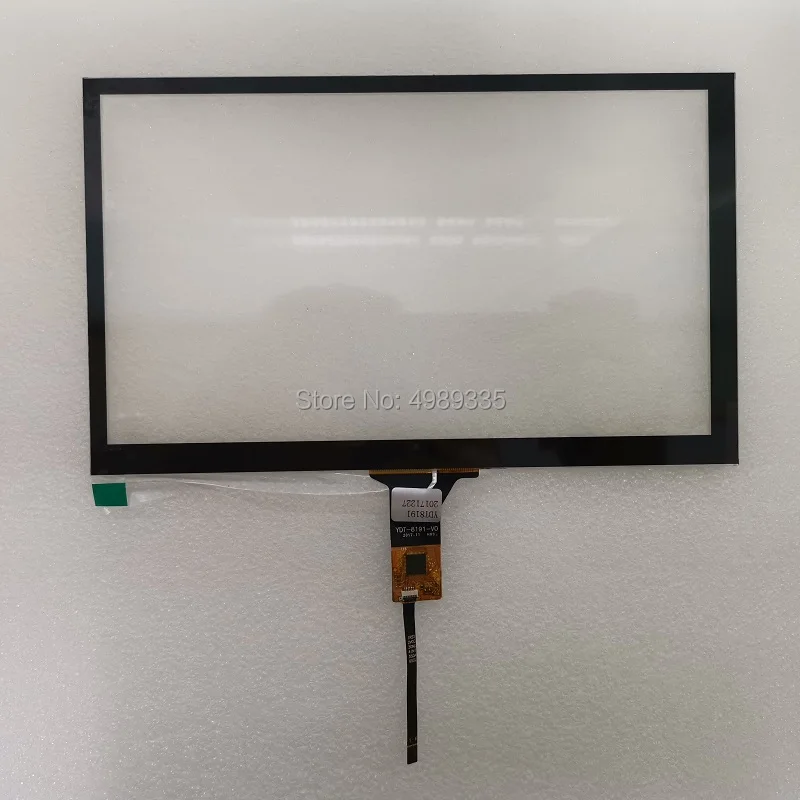 Capacitive touch screen 8-inch IIC 6P universal interface touch ratio 16:9 for 1024X600/800X480 resolution